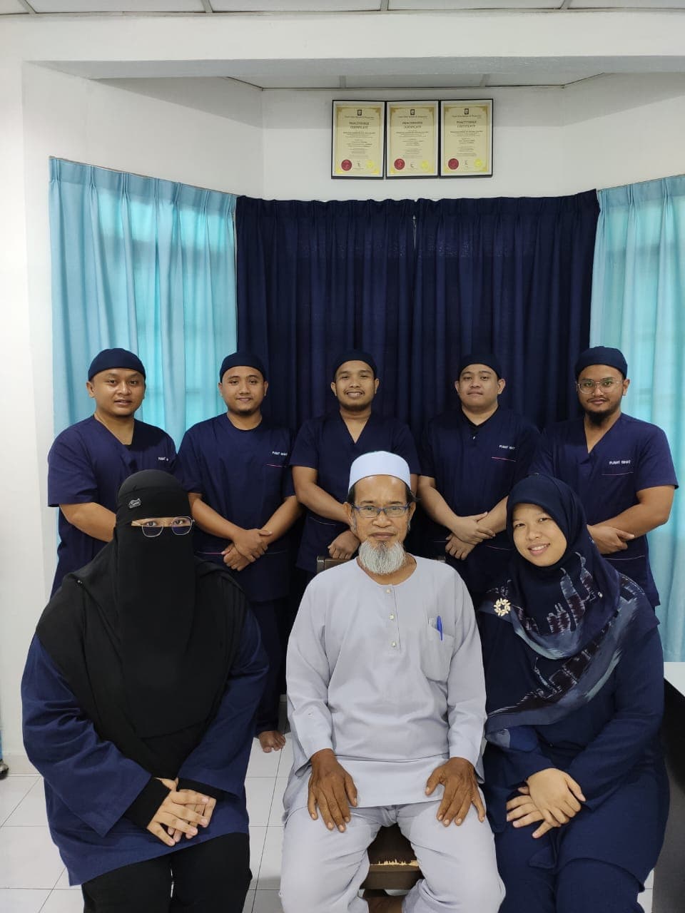 The practitioner team at Pusat Sihat HQ